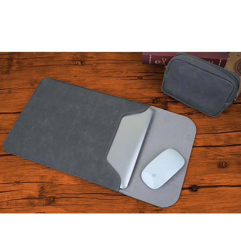 Новая сумка для ноутбука из искусственной кожи Macbook Air Pro Retina 11 12 13 Mac book 15 чехол