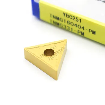 

10Pcs TNMG160404-08 PM YBC251 External Turning Tools Carbide inserts Cutting Tool CNC Tools Lathe tools