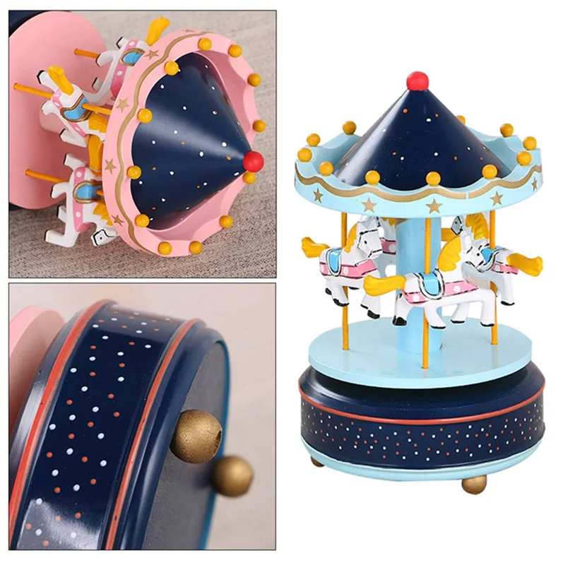 Романтический подарок на день рождения Карусель музыка для подруги детская музыкальная игрушка художественная и твердая карусель музыкальные игрушки