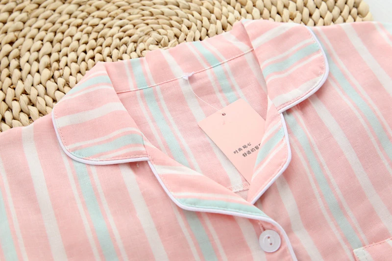 thin stripes pyjamas sets long sleeve (4)