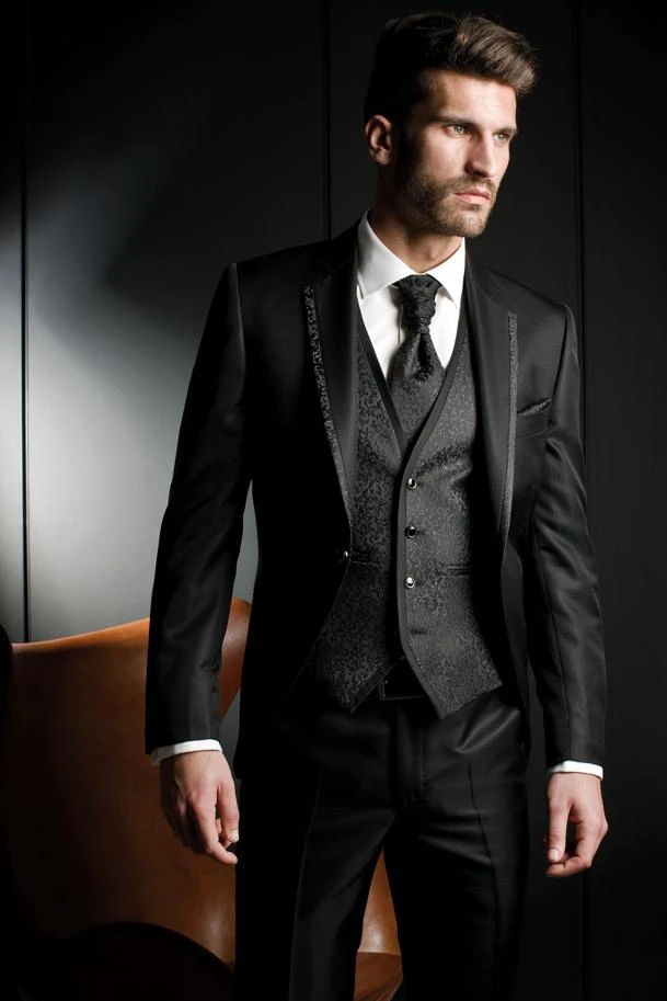 男性用タキシード衣装 結婚式とディナー用のノッチ付き衣装 黒 新郎新着 コレクション Tuxedo Black Dinner Suitbest Tuxedos Aliexpress 男性用タキシード衣装 結婚式とディナー用のノッチ付き衣装 黒 新郎新着 コレクション Tuxedo Black Dinner Suitbest Tuxedos Aliexpress