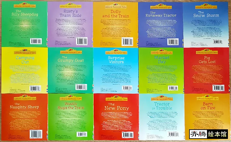 20 шт./компл. 15x15 см Usborne книги для детей и малышей знаменитая история английская