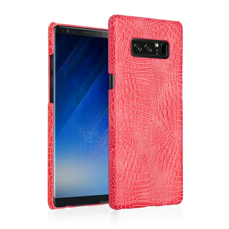 Чехол для Samsung Note 8 Note8 чехол из искусственной кожи с крокодиловой текстурой +