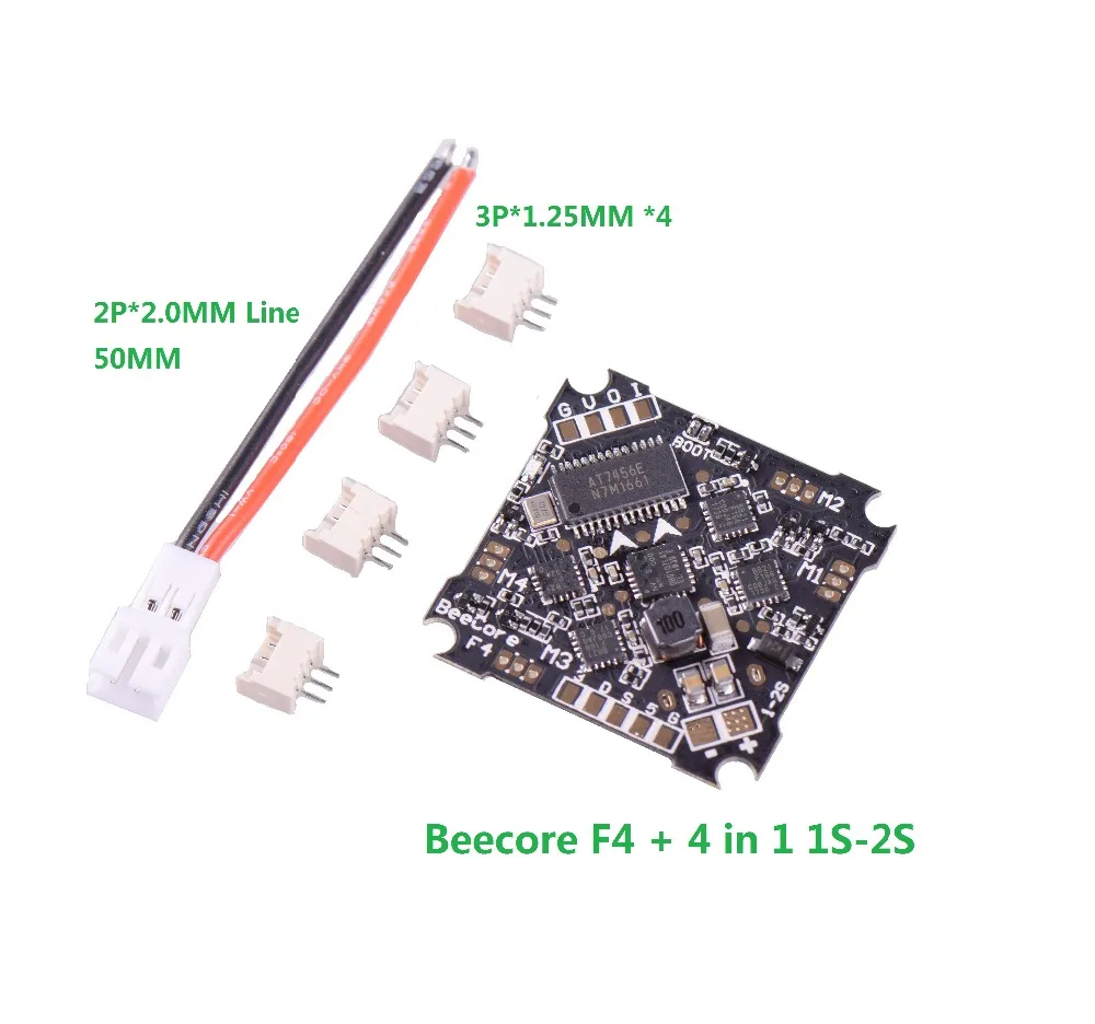 

BeeCore F4 Brushless ESC built-in 10A Flight Control OSD integrated 1-2S support DSHOT Oneshot125 Multishot PWM for Rooster 230