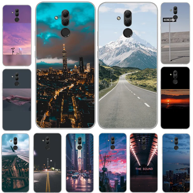 

Case For Huawei Mate 20 Lite Silicone Cover Nature View Soft TPU Back Cover for Huawei Mate 20 Lite SNE-LX1 AL00 6.3" Phone Case