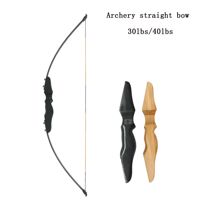 40/30 фунтов стрельба из лука прямой лук изогнутый демонтаж лук портативный и Съемный Детский Молодежный стрельба из лука охота стрельба