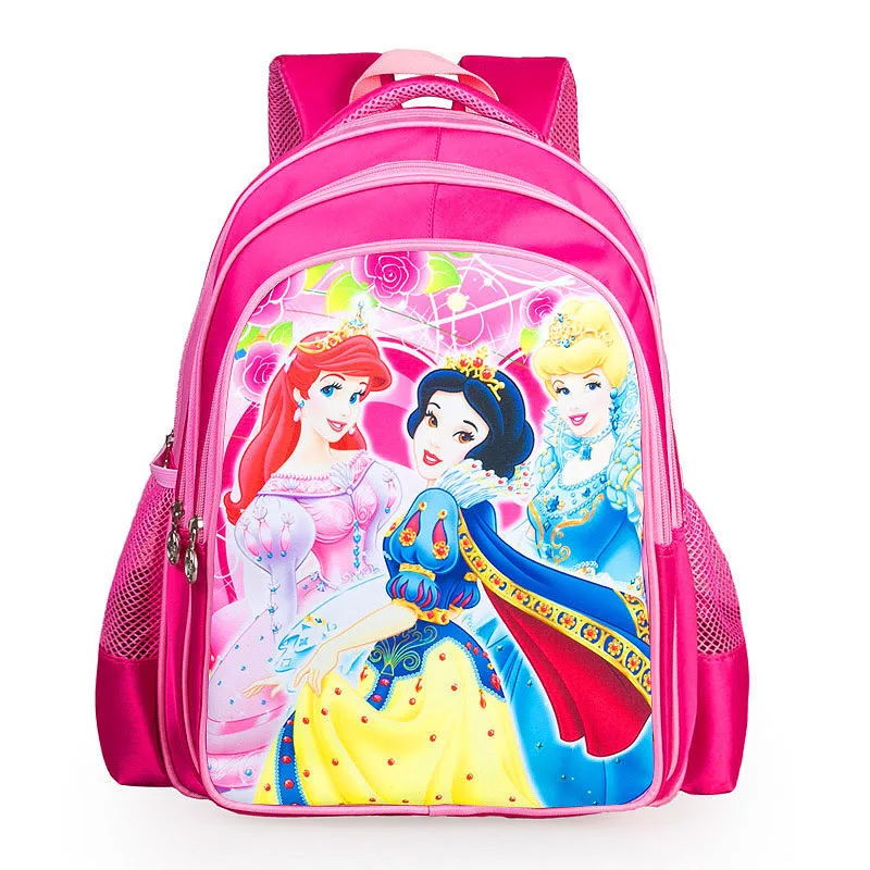 Fashion Kid Backpack Cartoon Princess Bag Children School Bag for Girl