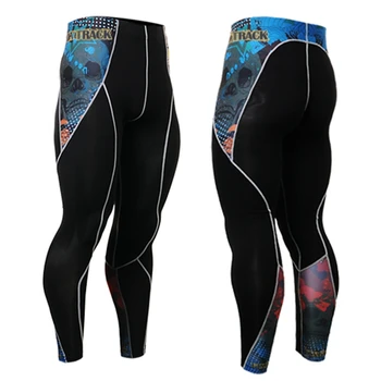 

2018 mens active pants for running track racing fitting skinny tights for skin pants tight for jogger size s-4xl