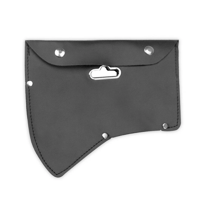 

Axe Blade Sheath With Hanger Soft Portable Leather Cover Protection Protector For Outdoor Camping