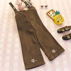 Mori Girl Стиль Kawaii для женщин комбинезон Винтаж вельветовые Комбинезоны для малышек японский широкие брюки милые комбинезон с изображением