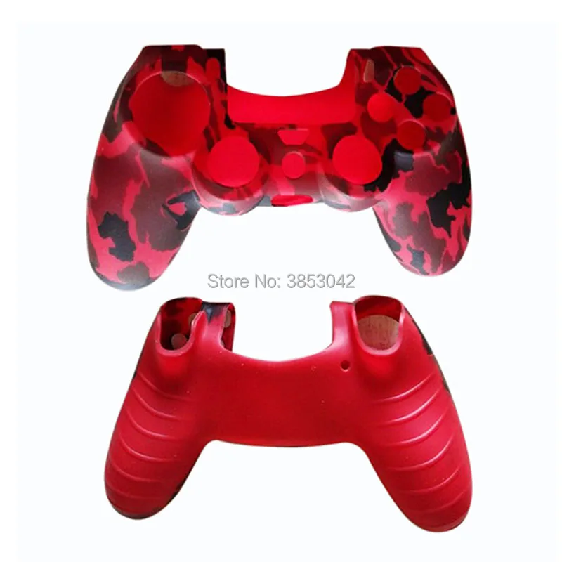 10pcslot Camouflage Silicone Anti-Slip High-quality Protective Skin Case for PS4 Controller Dualshock 4 (1)