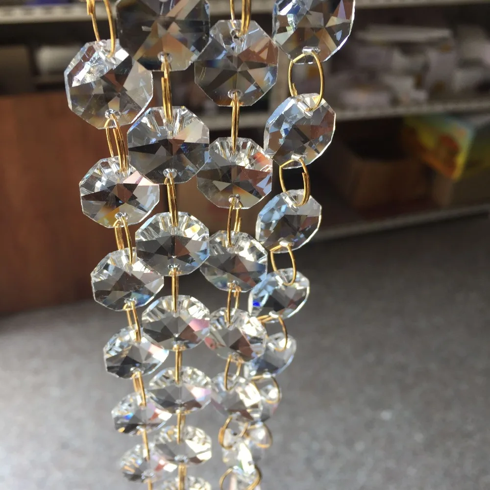 33ft Acylic Glass Cystal Galand Stands, Hanging