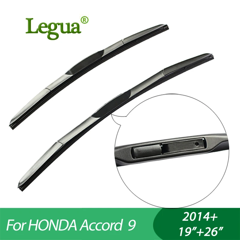 Прокат winscreen стеклоочистителя для HONDA Accord 9 (2014 +) 19 &quot+ 26&quot 3 Резиновые разделе