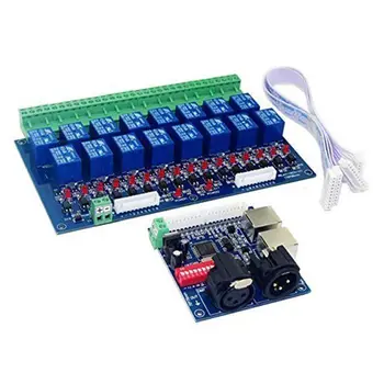 

16 Channel DMX Controller Relay Switch Dimmer Kit 16 Way Relay Switch DJ Equipment