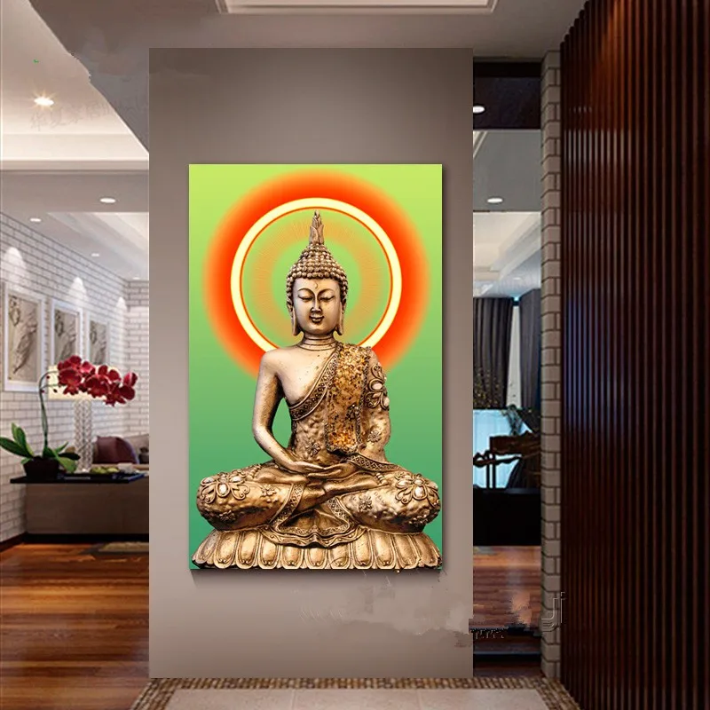 Abstract-Buddha-Canvas-Oil-Painting-Buda-Wall-Picture-For-Living-Room-Cuadros-Decoration-Modern-Printing-Unframed_