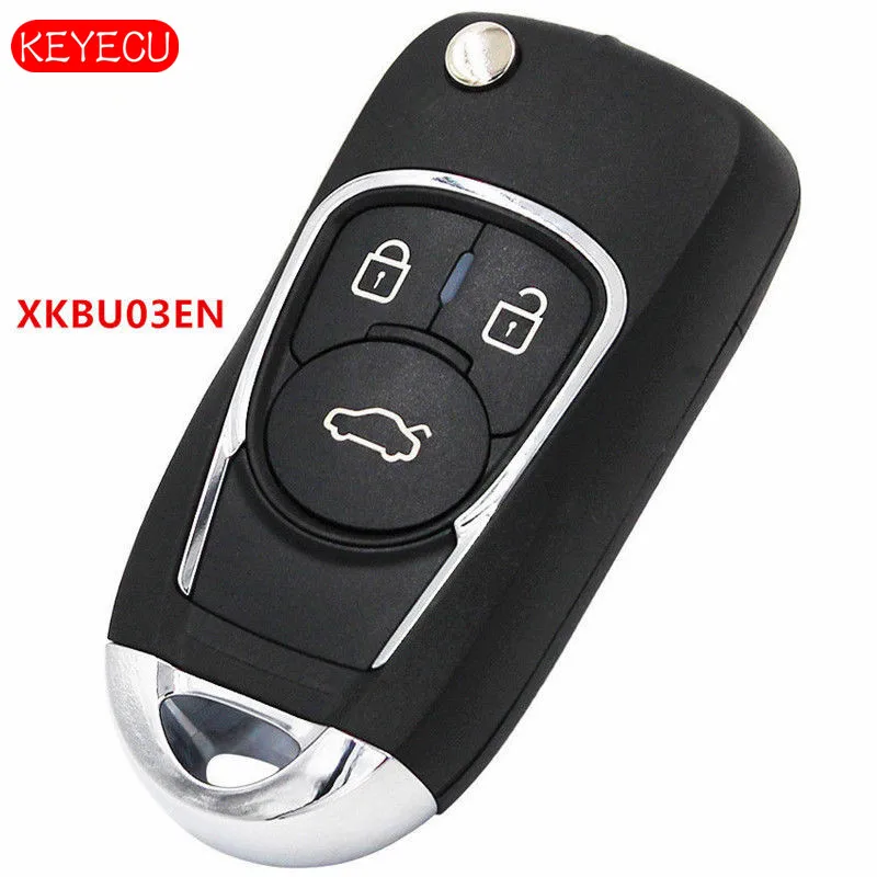 Универсальный дистанционный ключ Keyecu XKBU03EN с 3 кнопками для VVDI Key Tool VVDI2 XHORSE |