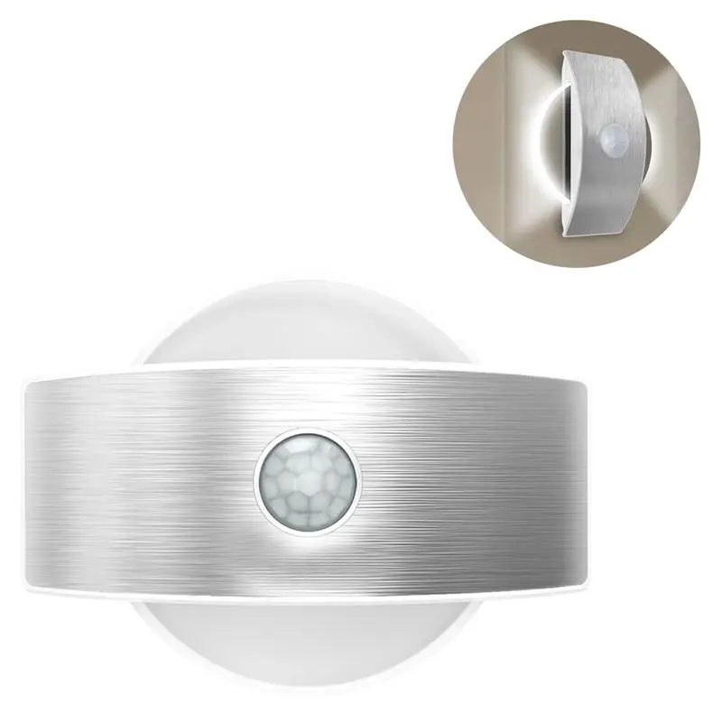 

Wall Light Motion Sensor Security Lights 14 LED Night Light Indoor Lamp for Stair Kitchen Bathroom Dressing Table (Cool White)