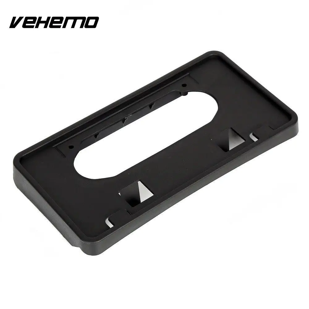 

Holder Adjustable Durable Mounting Bracket Frame Front Bumper Replacement Vehicle License Plate Holder