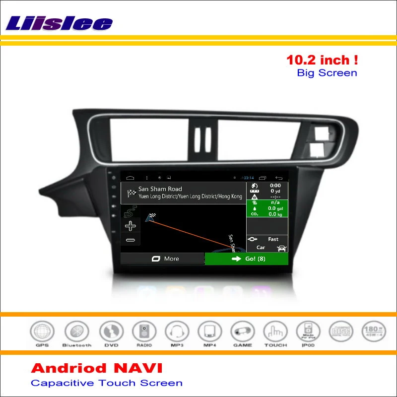 Liislee Car Android GPS NAVI Navigation System For Citroen ...