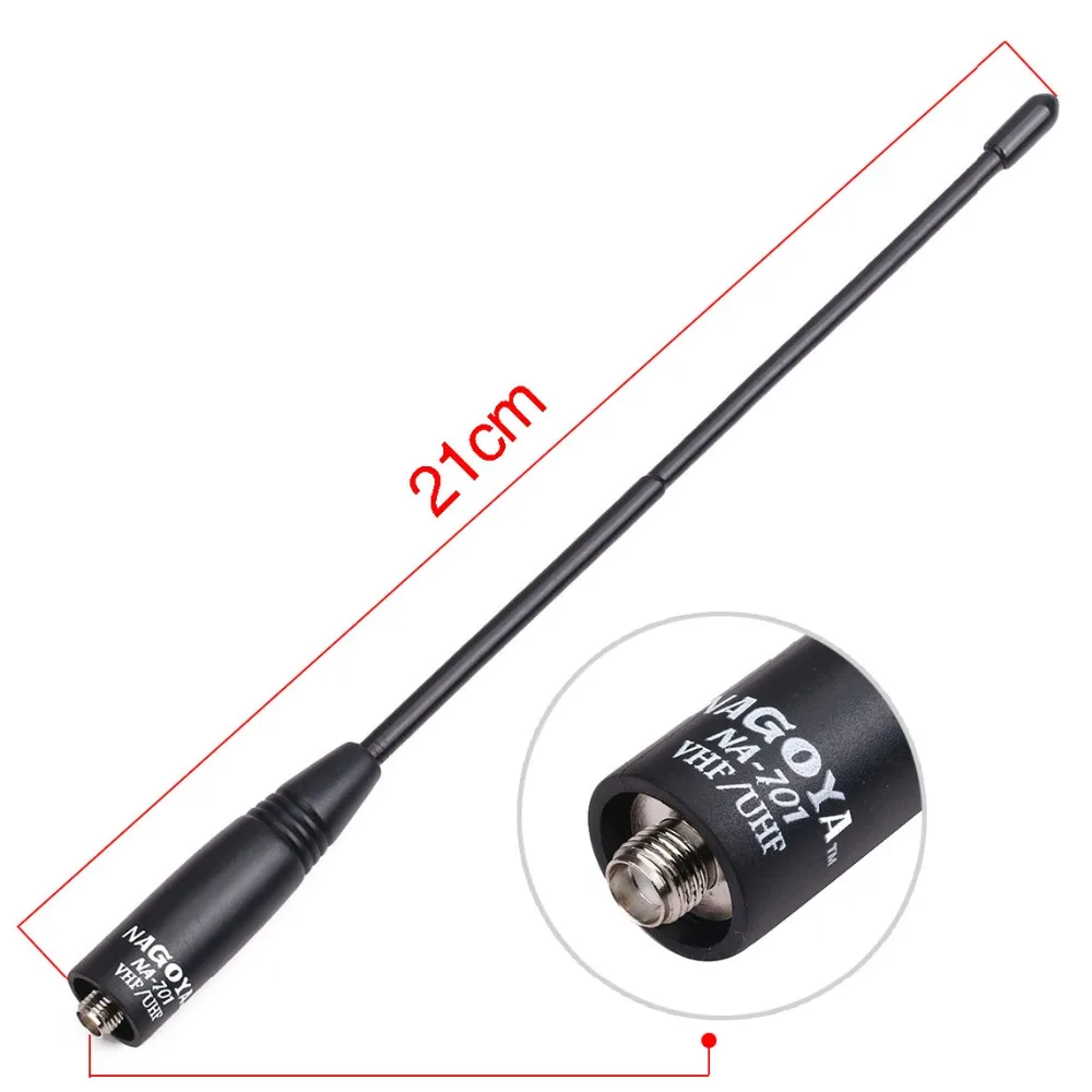 Оригинальная антенна Nagoya VHF/UHF (144/430 МГц) SMA Female для рации BaoFeng NA 701 TYT Wouxun|walkie talkie|nagoya