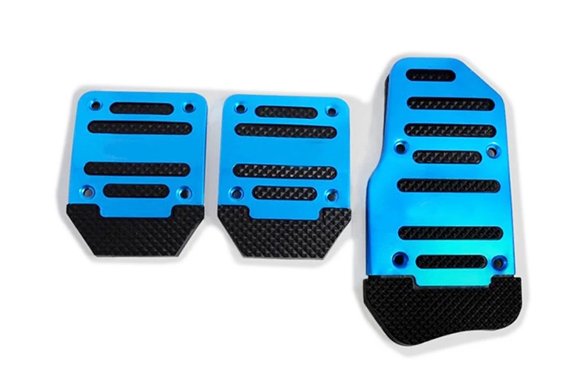 

Universal Aluminum Manual Transmission 3 Pieces Non-Slip Car Pedal Cover