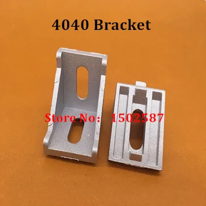 20 шт. 4040 кронштейны угловой фитинг алюминиевый разъем 40x40 л крепежный кронштейн
