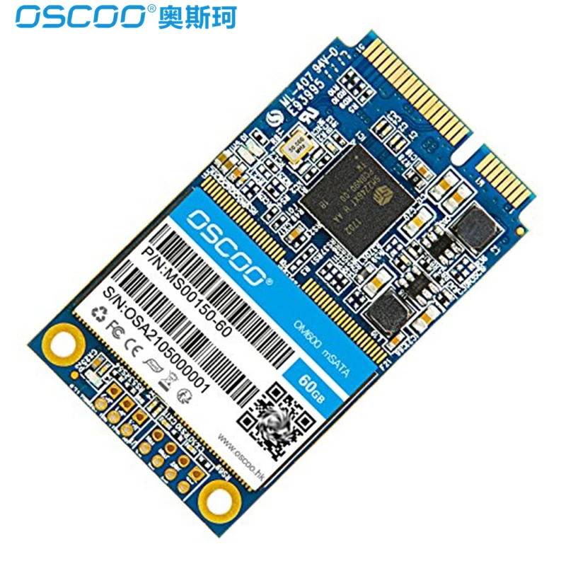 

OSCOO MSATA SSD Hard Disk 6Gb/s SSD 60GB 120GB 240GB 480GB Internal Solid State Drive MLC 4mm Hard Disk Drive for PC Laptop SSD
