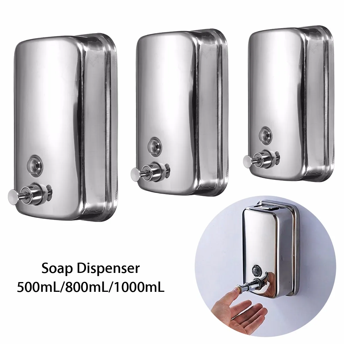 Online Buy Wholesale Contemporary Soap Dispenser From China - Stainless Steel Soap Dispensers Contemporary Bathroom Wall Mounted Mlshower Shampoo Boxes Sizes(china online buy wholesale contemporary soap dispenser from china - stainless steel soap dispensers contemporary bathroom wall mounted mlshower shampoo boxes sizes(china