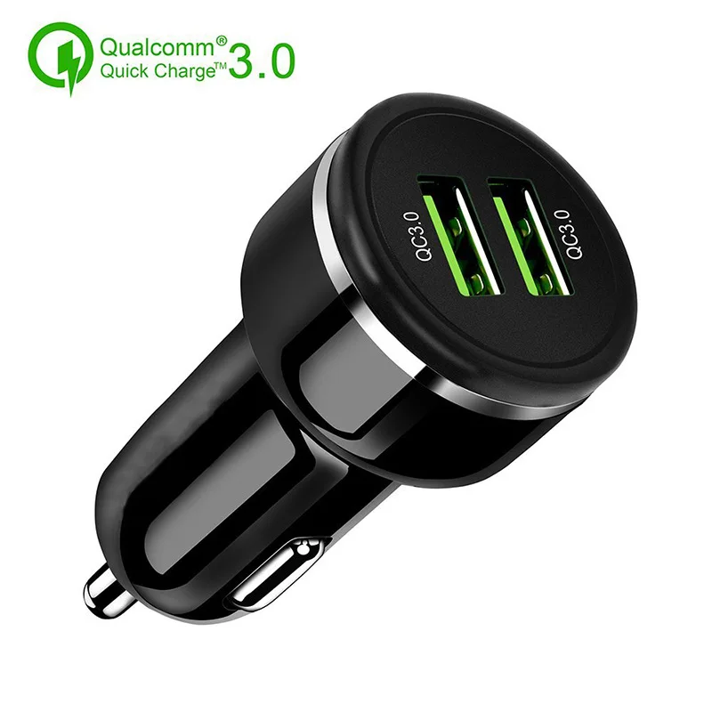 

Consumer Digital Store QC 3.0 Car Charger Dual Port Support Quick Charge QC3.0Car Charger USB Fast Charger