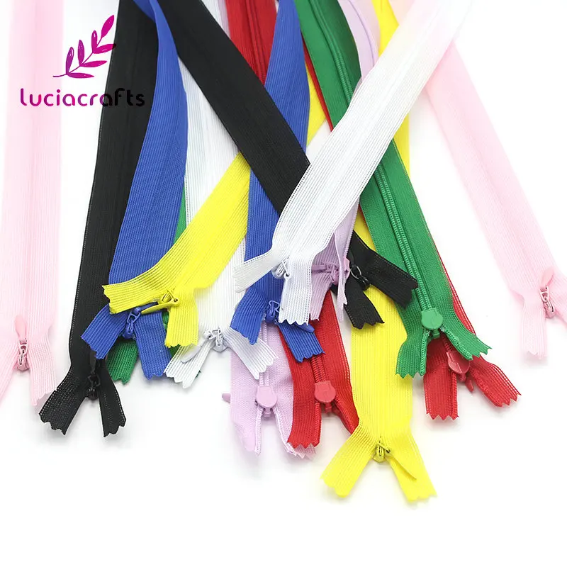 Продажа! Lucia crafts 5 шт./лот разноцветные нейлоновые катушки на молнии