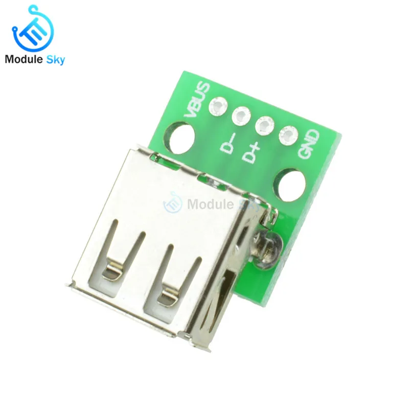 

5Pcs Micro USB to DIP 2.54mm PCB Board Adapter Converter Module Panel Female Pinboard 2.54mm Header Micro USB PCB Type Parts