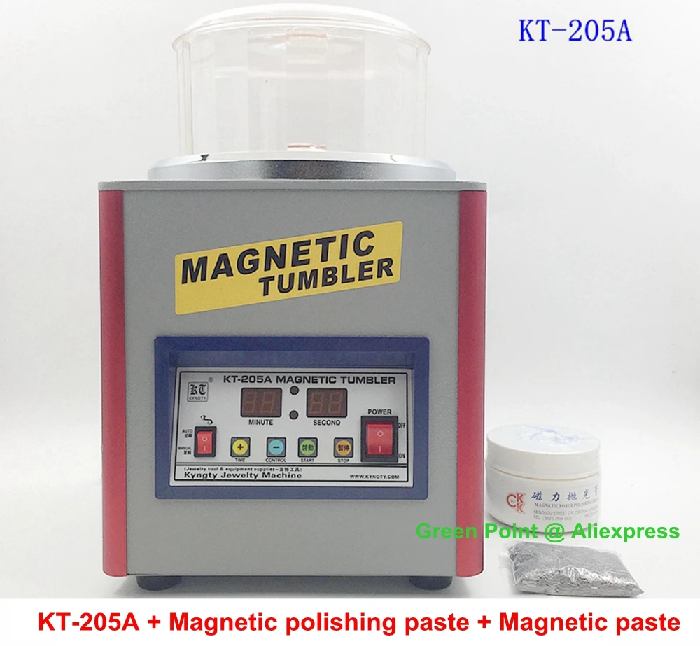 KT 205A Rolling Drum Jewelry Polishing Machine Variable Frequency Speed