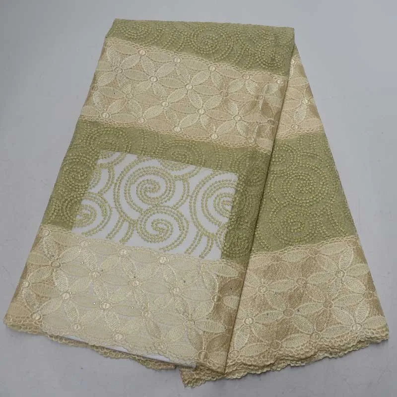 

2019 New Listing African Lace Fabric High Quality Embroidered Nigerian Lace Fabric With Stones Swiss Voile Lace In Switzerland