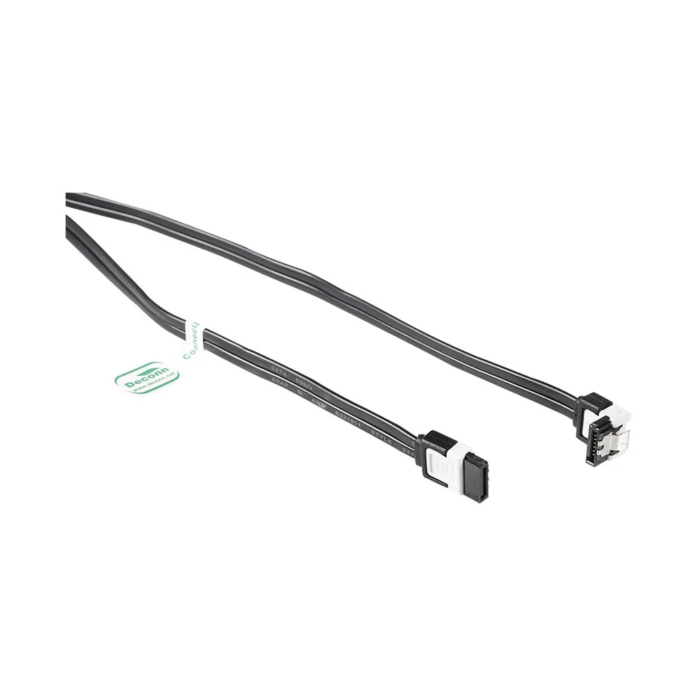 2 шт./лот Serial ATA 7P SATA 3 III 6 ГБ/сек. черный кабель для передачи данных 0 5 см|sata 3|sata satacable