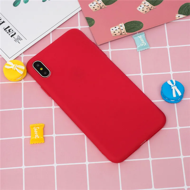 Конфеты Макаруны Цвет чехол для телефона для Xiaomi mi F1 5X 6X A2 lite S2 Red mi K20 GO 4X 5A 5 Plus 6A 7A 8A Note 4 5A для детей 5, 6, 7, 8 Pro 8T