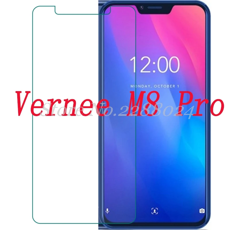 

Smartphone 9H Tempered Glass for Vernee M8 Pro M8pro 6.2" Explosion-proof Protective Film Screen Protector cover phone