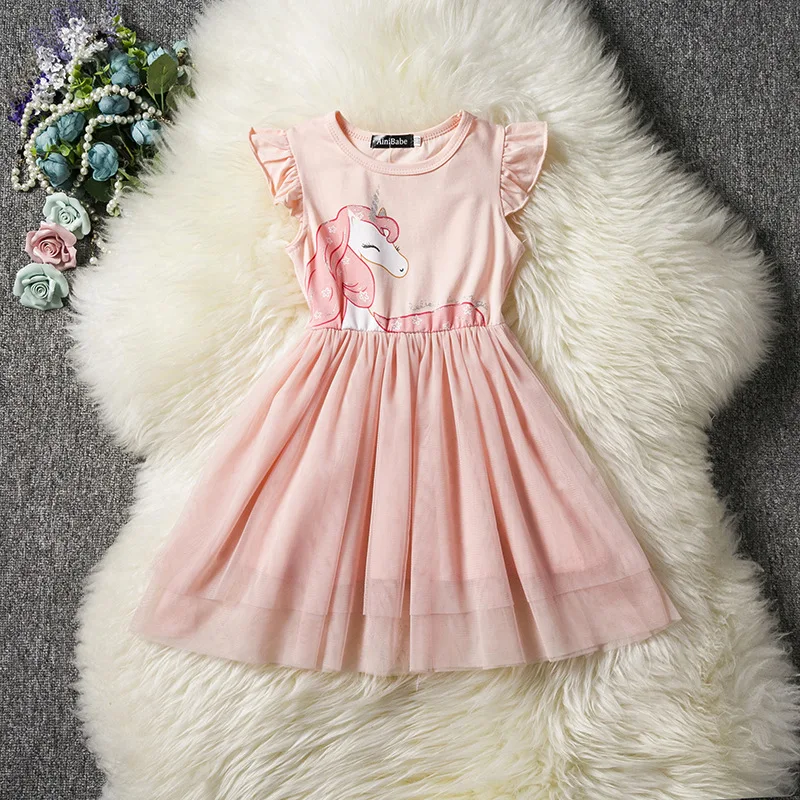 

Girls Dress Long Sleeve Kids Flower Dresses Children Unicorn Vestidos 2019 Girls Dresses Autumn Kids Dress For Girl