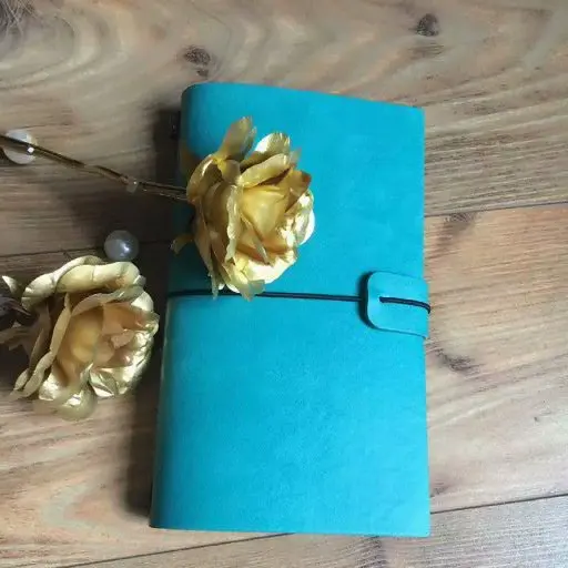 Винтажная кожаная записная книжка ручной работы, перо пирата, сделай сам, детский дневник, записная книжка, канцелярские принадлежности, мягкая обложка для путешественника, записная книжка, дневник, подарок - Цвет: wood green