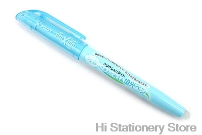12 шт. Pilot FriXion светильник стираемый маркер флуоресцентная ручка SFL-10SL 6 мягких цветных чернил стираемые Пишущие принадлежности - Цвет: Light Blue 12Pcs