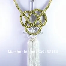 Один комплект JP соединительная планка производство автомобиля Золотой Кин TSUNA веревка и белый FUSA KIKU узлы для автомобиля зеркало заднего вида