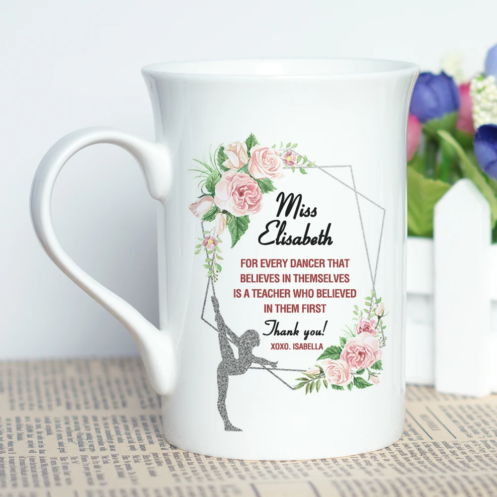 personalised coffee flask teacher