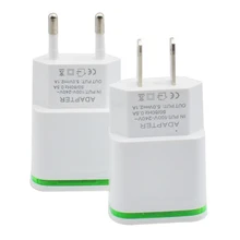 Quevinal 5 V 2A умный светодиодный свет 2 порта USB зарядное устройство Быстрый Настенный адаптер Зарядник для iPhone 5 6 7 4 телефона 200 шт