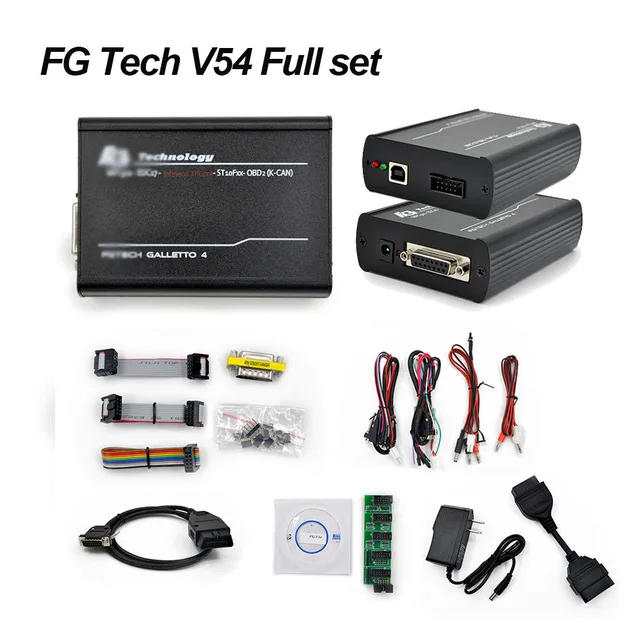 Новое поступление Fgtech Galletto 4 Мастер v54 Fgtech FG Tech Galletto 4 Master FGTech BS поддержка функции BDM - Цвет: V54 full set