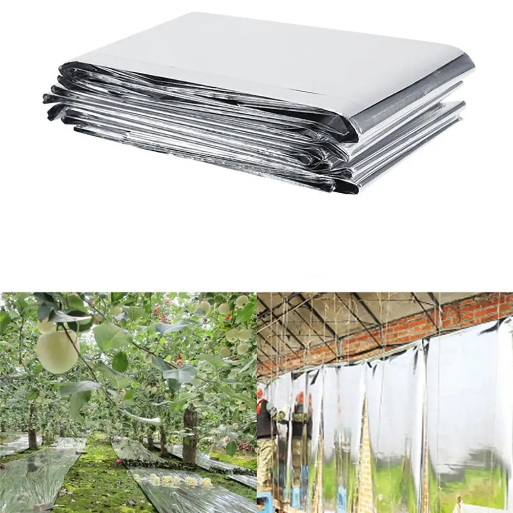 

Plant PETP Reflective Film Garden Greenhouse Grow Light Accessories Foldable Conservatory Reflectance Coating Plant Cover