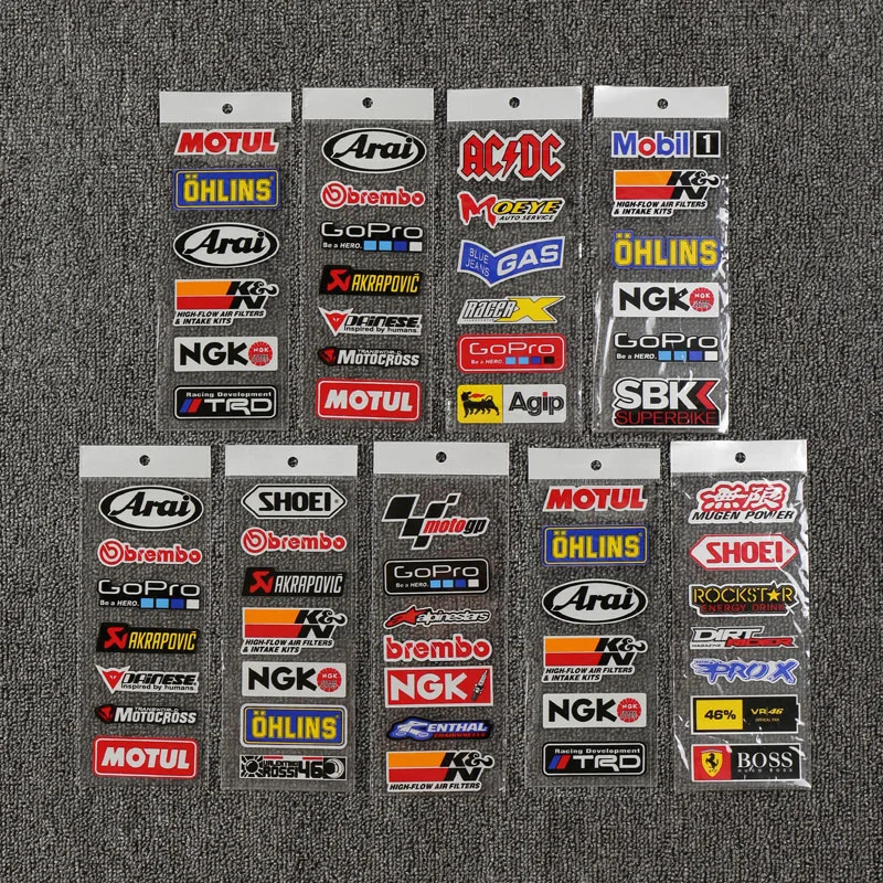 

Moto accessory Reflective Stickers Motorcycle side decoration decal