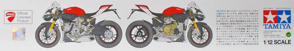 Tamiya 14132 Ducati 1199 Panigale модель S 1/12 Kit СИБ RC игрушки DIY вам нужно собрать его самостоятельно