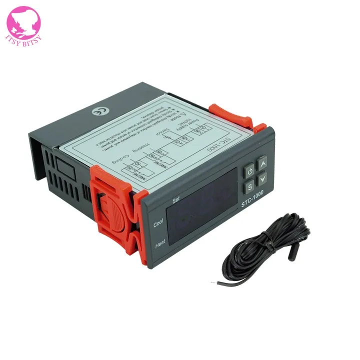 Digital STC-1000 Temperature Controller Thermostat - AC110-220V All-Purpose Temp Control