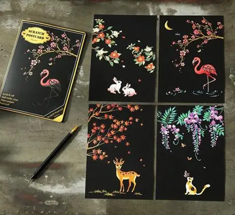 

Scratch Paintings DIY