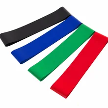 4 шт./компл. 50 см упругое напряжение Эспандеры 4 уровня резиновые петли полосы Йога Бодибилдинг Фитнес для мышц оборудование с ножными креплениями