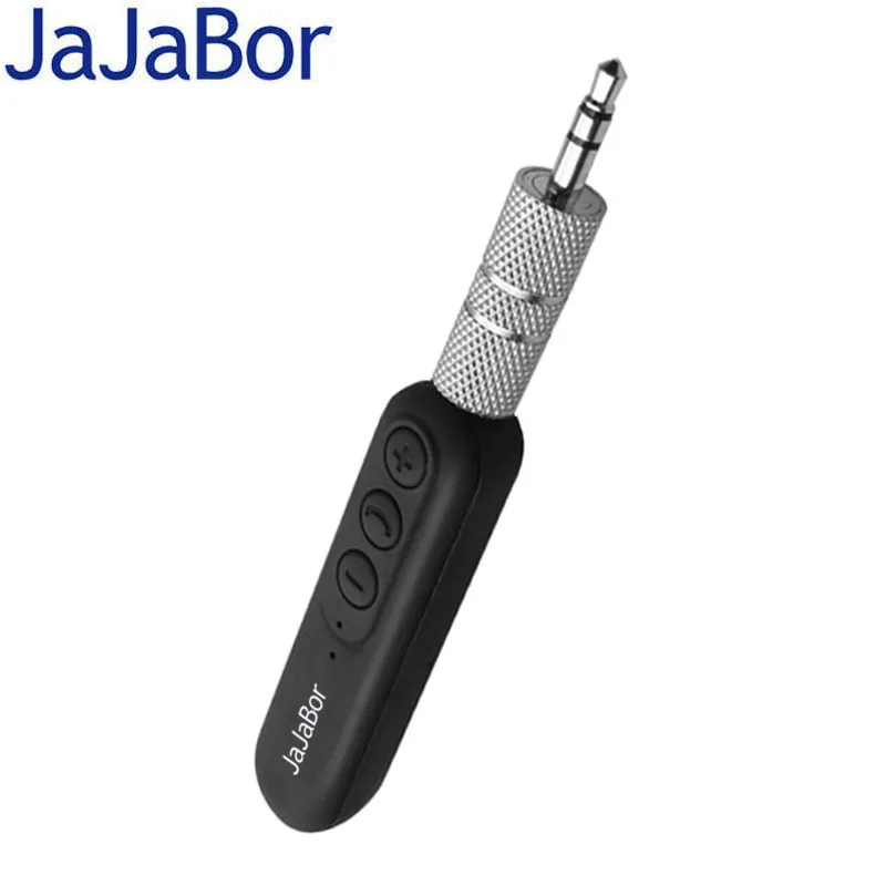 

JaJaBor Bluetooth Car Kit Aux Hands Free Calling Wireless Bluetooth Audio Music Receiver Adapter 3.5mm Jack Stereo A2DP Car MP3
